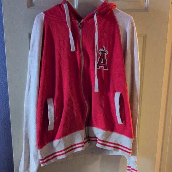 Angels Baseball Plus Size Jacket Size 1 - Picture 1 of 4